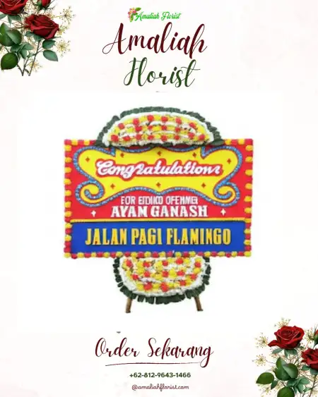 Sewa Papan Bunga Malebo